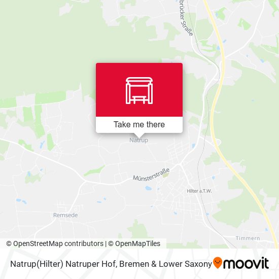Natrup(Hilter) Natruper Hof map