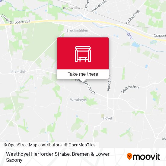 Westhoyel Herforder Straße map