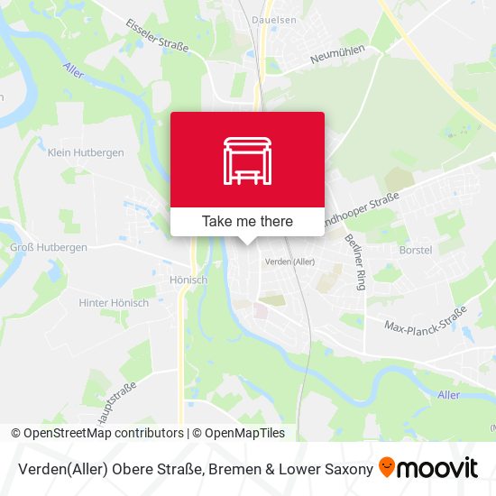 Verden(Aller) Obere Straße map