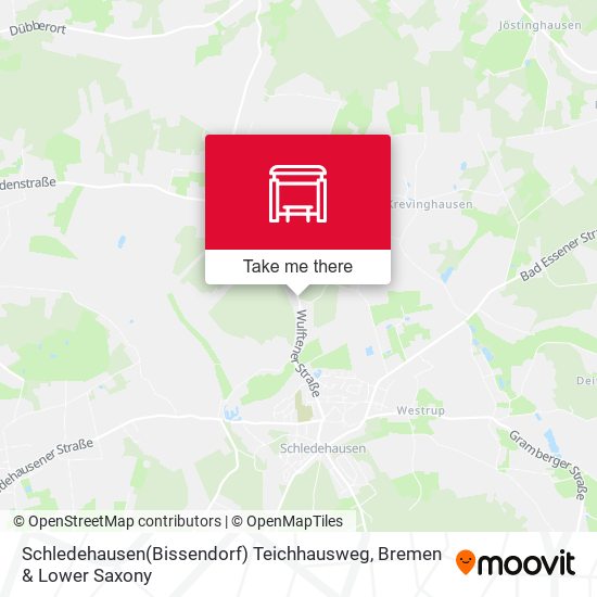 Schledehausen(Bissendorf) Teichhausweg map