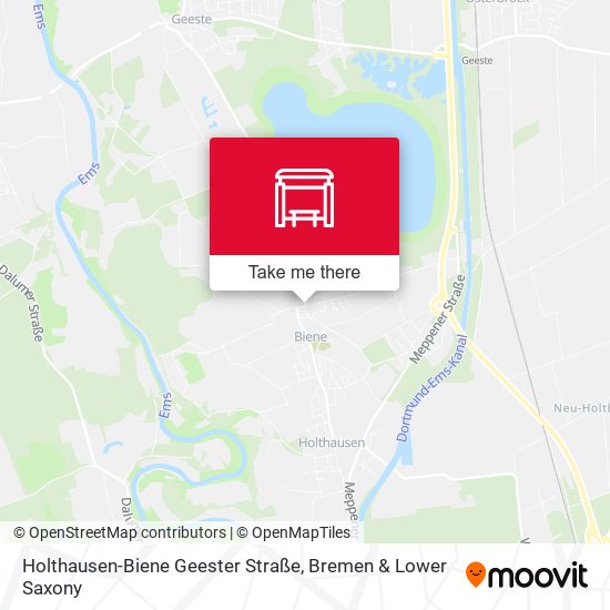 Holthausen-Biene Geester Straße map