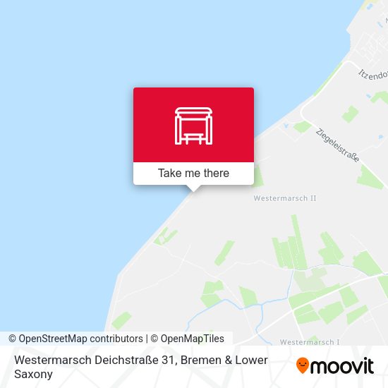 Westermarsch Deichstraße 31 map