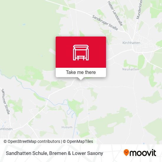 Sandhatten Schule map