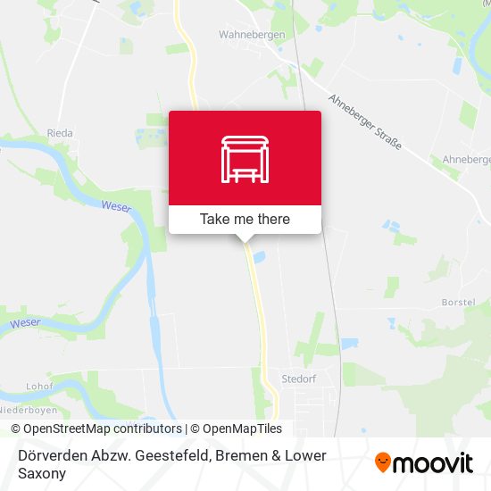Dörverden Abzw. Geestefeld map