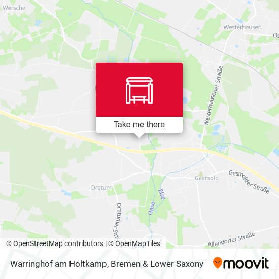 Warringhof am Holtkamp map