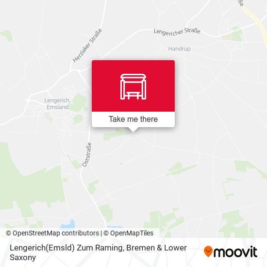 Lengerich(Emsld) Zum Raming map