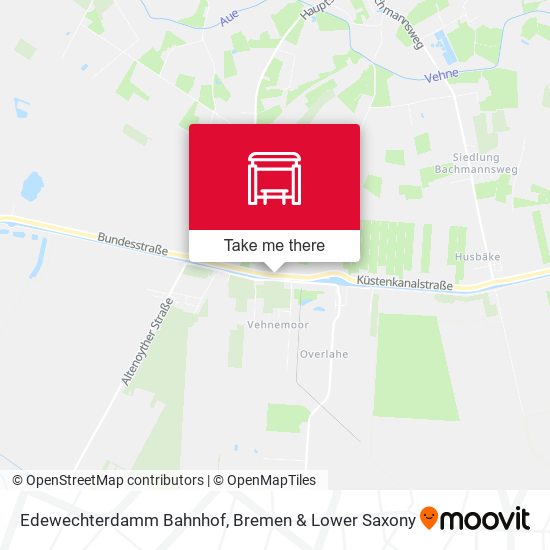 Edewechterdamm Bahnhof map