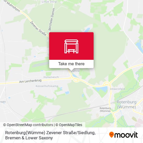 Rotenburg(Wümme) Zevener Straße / Siedlung map