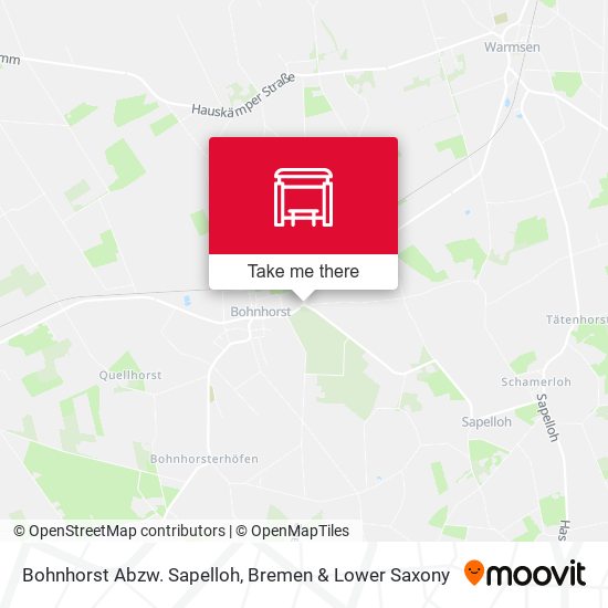 Bohnhorst Abzw. Sapelloh map
