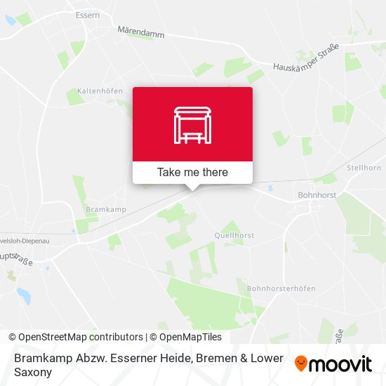Bramkamp Abzw. Esserner Heide map
