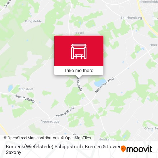 Borbeck(Wiefelstede) Schippstroth map