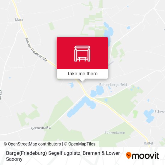 Barge(Friedeburg) Segelflugplatz map