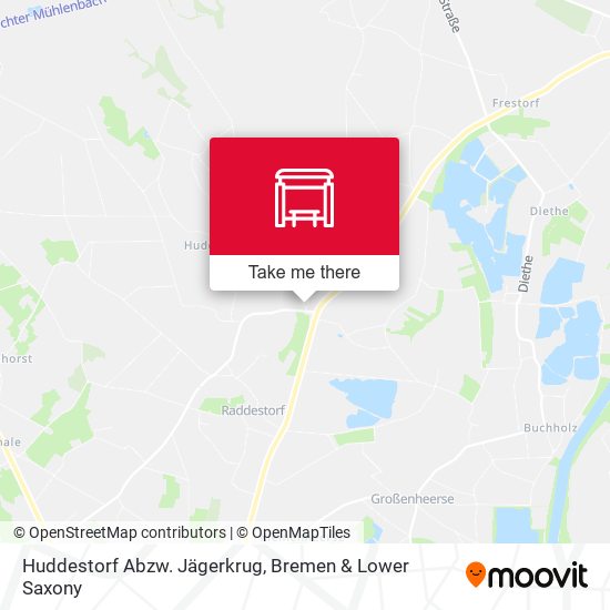 Huddestorf Abzw. Jägerkrug map