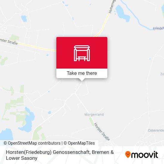 Horsten(Friedeburg) Genossenschaft map