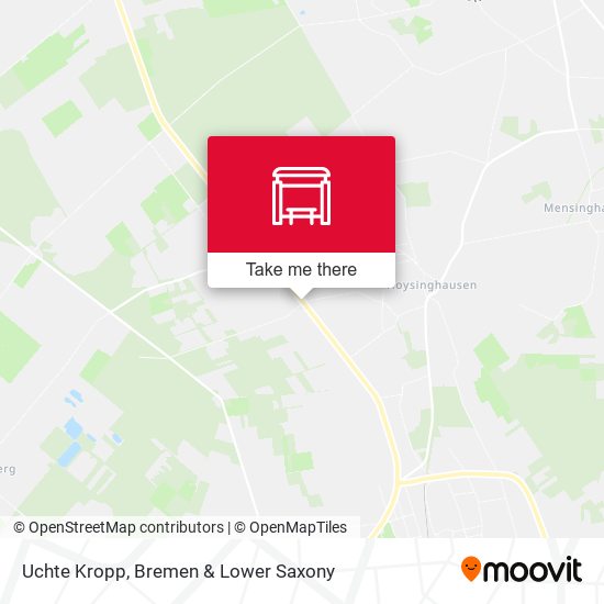 Uchte Kropp map