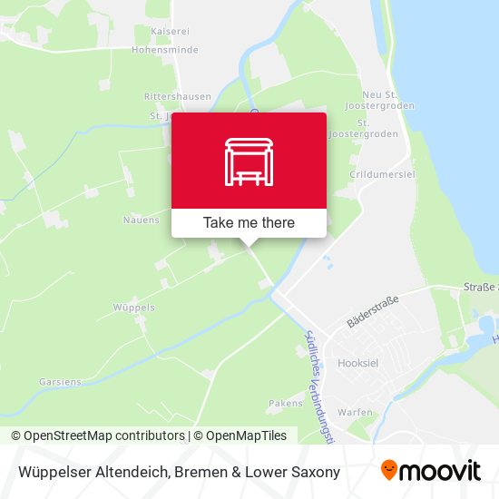 Wüppelser Altendeich map