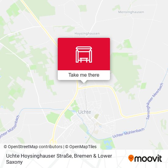 Uchte Hoysinghauser Straße map