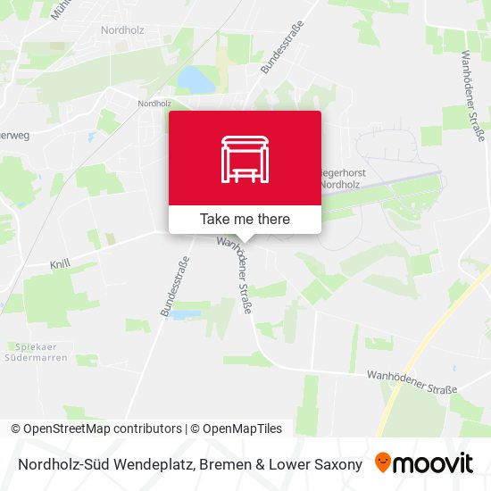 Nordholz-Süd Wendeplatz map