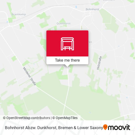 Bohnhorst Abzw. Dunkhorst map