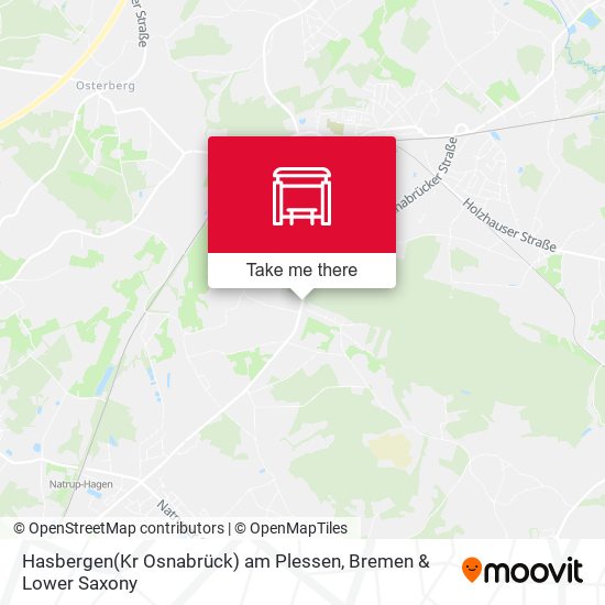 Hasbergen(Kr Osnabrück) am Plessen map