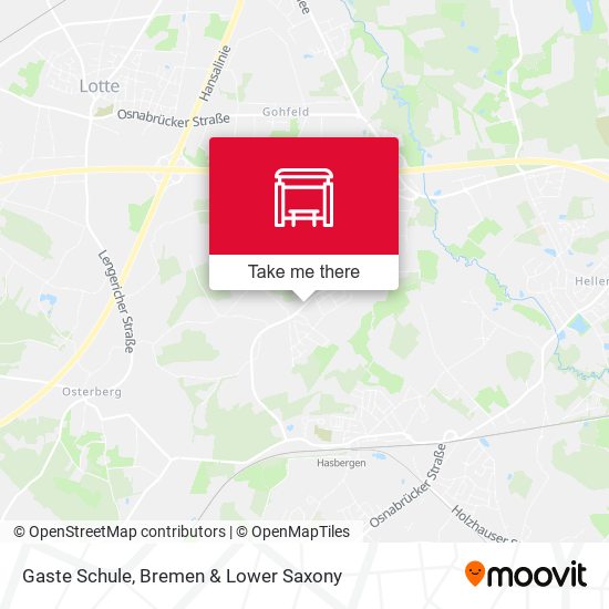 Gaste Schule map