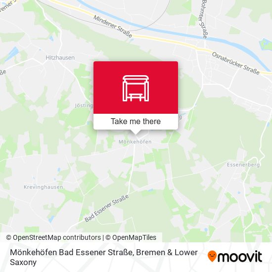 Mönkehöfen Bad Essener Straße map