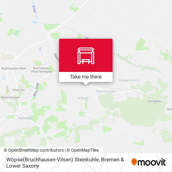 Wöpse(Bruchhausen-Vilsen) Steinkuhle map