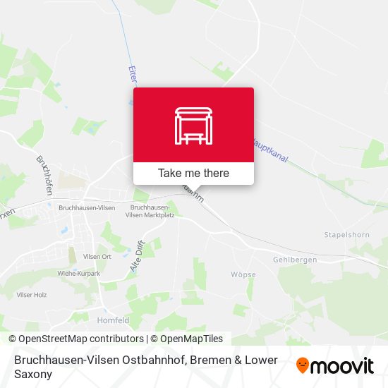 Bruchhausen-Vilsen Ostbahnhof map