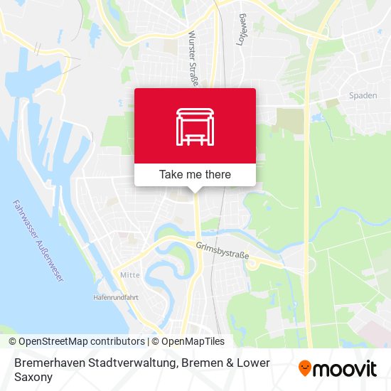 Bremerhaven Stadtverwaltung map