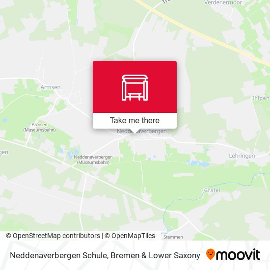 Neddenaverbergen Schule map