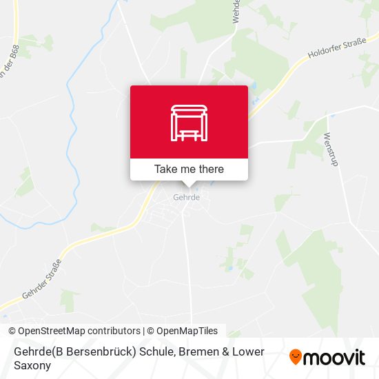 Gehrde(B Bersenbrück) Schule map