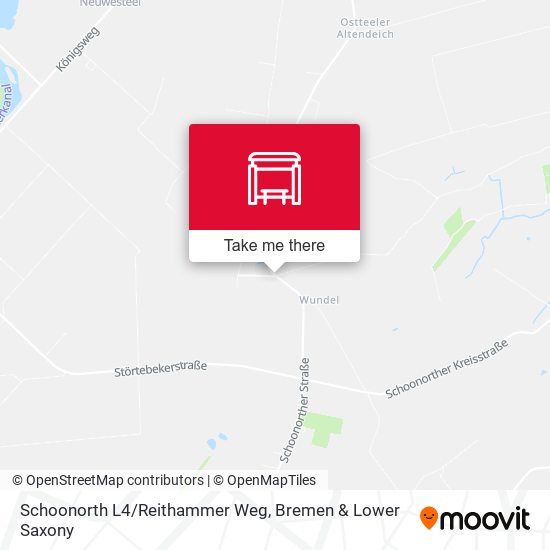 Schoonorth L4/Reithammer Weg map
