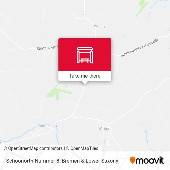 Schoonorth Nummer 8 map