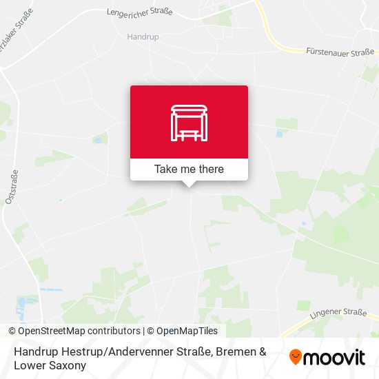 Handrup Hestrup / Andervenner Straße map