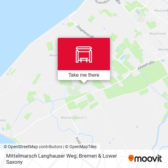 Mittelmarsch Langhauser Weg map