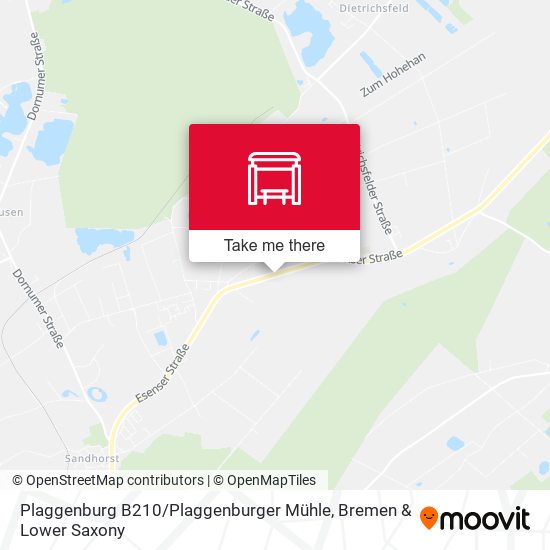 Plaggenburg B210 / Plaggenburger Mühle map
