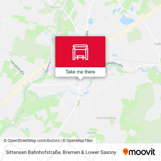 Sittensen Bahnhofstraße map