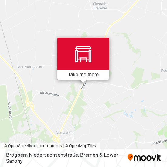 Brögbern Niedersachsenstraße map