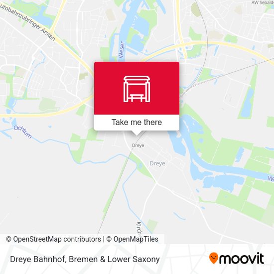 Dreye Bahnhof map
