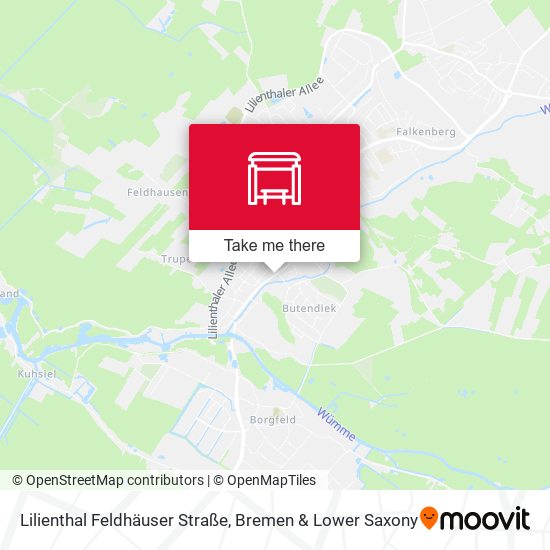 Lilienthal Feldhäuser Straße map