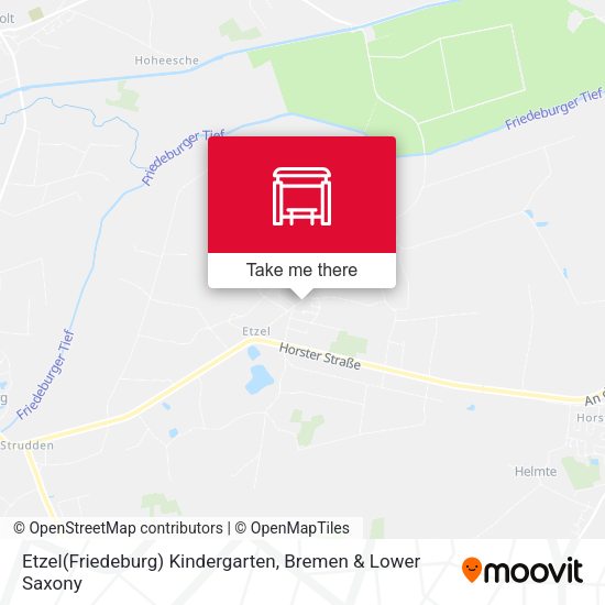Etzel(Friedeburg) Kindergarten map