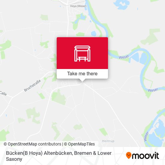 Bücken(B Hoya) Altenbücken map