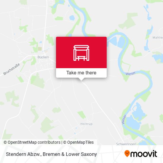 Stendern Abzw. map