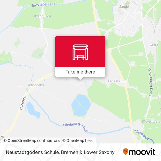 Neustadtgödens Schule map