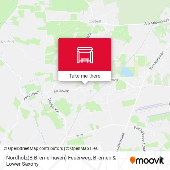 Nordholz(B Bremerhaven) Feuerweg map