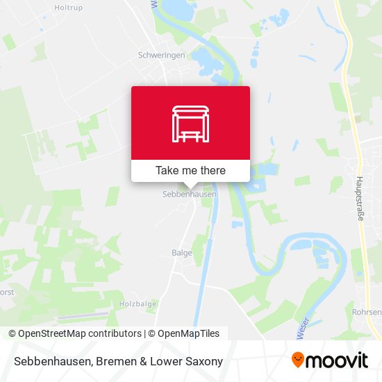 Sebbenhausen map