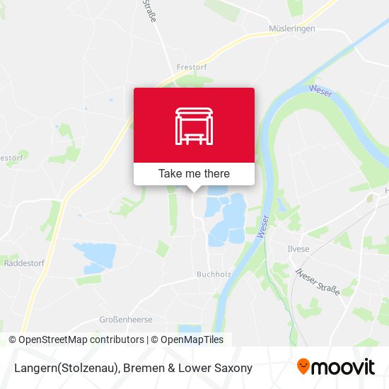 Langern(Stolzenau) map