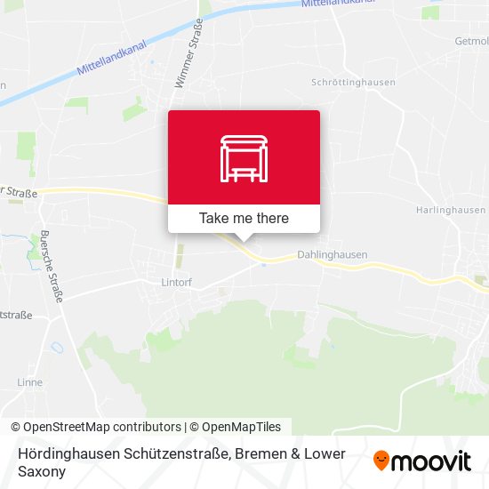 Hördinghausen Schützenstraße map