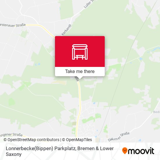 Lonnerbecke(Bippen) Parkplatz map