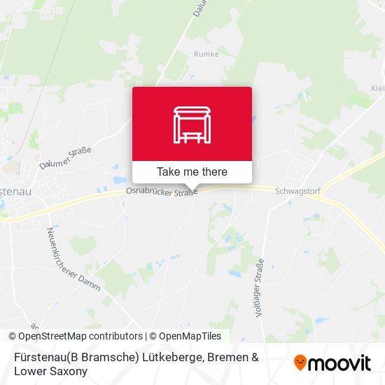 Fürstenau(B Bramsche) Lütkeberge map